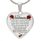 To My Soulmate | Love Heart Pendant