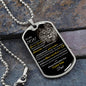 To My Son | From Dad Dog Tag