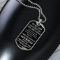 To My Son | Dog Chain Necklace
