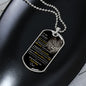 To My Son | From Dad Dog Tag