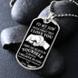 TO MY SON LOVE DAD | DOG TAG NECKLACE