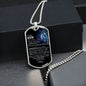 To My Son | Dog Tag Chain