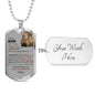 To My Son | Dog Chain