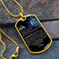 To My Son | Dog Tag Chain