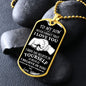 TO MY SON LOVE DAD | DOG TAG NECKLACE
