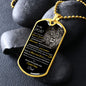 To My Son | From Dad Dog Tag