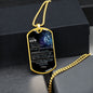 To My Son | Dog Tag Chain