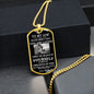 To My Son | Dog Tag Chain
