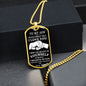 TO MY SON LOVE DAD | DOG TAG NECKLACE