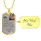 To My Son | Dog Chain