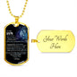To My Son | Dog Tag Chain