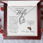 To My Beautiful Wife | Forever Love Necklace
