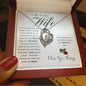 To My Beautiful Wife | Forever Love Necklace