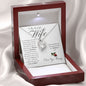 To My Beautiful Wife | Forever Love Necklace