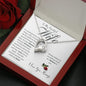 To My Beautiful Wife | Forever Love Necklace