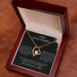 To My Loving Daughter |Forever Love Necklace