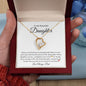 To My Beautiful Daughter | Forever Love Necklace