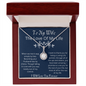 To My Wife Love of My Life/ Internal Hope Necklace
