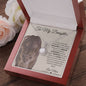 To My Daughter Always Have Your Back/ Eternal Hope Necklace