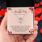To My Beautiful Wife | Lucky In Love Necklace