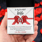 To My Beautiful Wife | Fate/Destiny/Luck Love Necklace