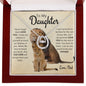 To My Daughter from Dad | Lucky In Love Necklace