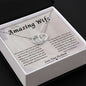To My Amazing Wife, Love You/Perfect Pair Necklace