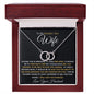 To My Smokin' Hot Wife/Perfect Pair Necklace