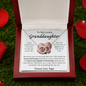 Lovely Granddaughter Love You Papa/ Perfect Pair Necklace