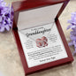 Lovely Granddaughter Love You Papa/ Perfect Pair Necklace