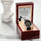 Dad Time With You | Men's Openwork Watch