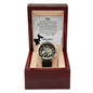Dad Time With You | Men's Openwork Watch