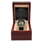 To My Bonus Son | Men"s open Watch