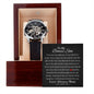 To My Bonus Son | Men's Openwork Watch