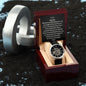 To My Son Love Dad | Openwork Watch