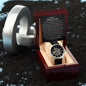 To My Bonus Son | Men's Openwork Watch