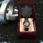 To My Son Love Dad | Openwork Watch