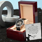 Dad Time With You | Men's Openwork Watch