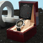 To My Bonus Son | Men's Openwork Watch