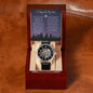 Prayer For My Son | Men's Openwork Watch