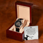 Dad Time With You | Men's Openwork Watch