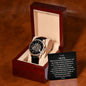 To My Son Love Dad | Openwork Watch