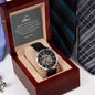To My Man | Men's Openwork Watch