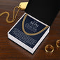 To My Son The Best You/Mom/Cuban Link Chain
