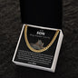 To My Son Love Mom/Cuban Link Chain