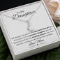 To My Daughter, Love Mom/Alluring Beauty Necklace