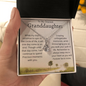 To My Dearest Granddaughter/ Alluring Beauty Necklace