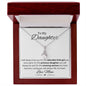 To My Daughter, Love Mom/Alluring Beauty Necklace