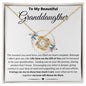 My Beautiful Granddaughter/ Love Knot Necklace