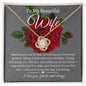 To My Beautiful Wife | Love Knot Necklace